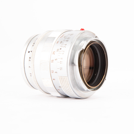 Used Leica 50mm F/1.4 Summilux-M Type 1 E43 Lens, Chrome