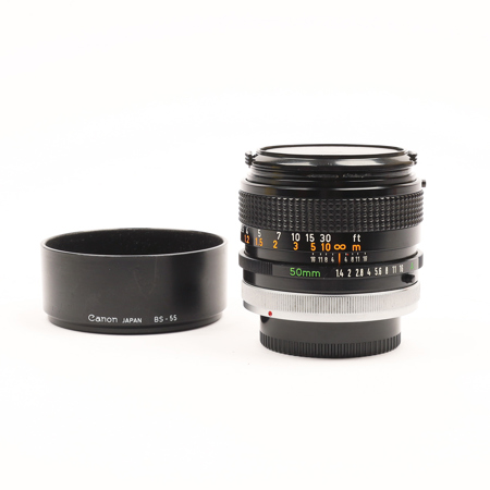 Canon FD 50mm f1.4 SSC Breech Lock Lens for Manual Focus Cameras