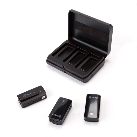 BOYA BY-XM6-K2 2-Person Wireless Microphone System - Black SKU#1934000