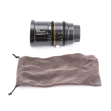 BLAZAR LENS Great Joy 50mm T2.9 1.8x Anamorphic Lens (PL+ EF-Mounts, Amber Flare)