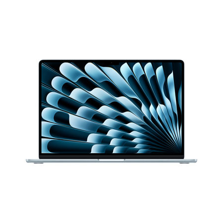 Apple MacBook Air 15.3", M4 Chip with 10-Core CPU and 10-Core GPU, Early 2025, Sky Blue 16GB 256GB 30W Adapter