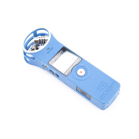 Zoom H1 Ultra-Portable Digital Audio Recorder - Blue SKU#1936391