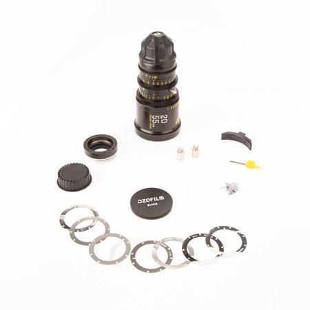 DZOFILM Pictor 20-55mm T2.8 Super35 Parfocal Cine Lens for PL Mount and Canon EF, Black