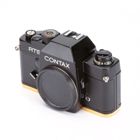 Contax RTS SLR Camera Body, Black, "For Demonstration Only", with Gold Bottom Plate