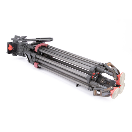 Sachtler 20 S1 HD MCF System, with ENG 2 CF HD Tripod, Supports 55 lbs., Max Height 68"