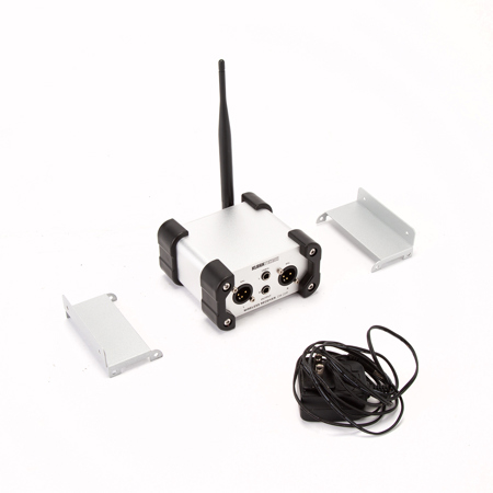 Klark Teknik AIR LINK DW 20R 2.4 GHz Wireless Stereo Receiver for High-Performance Stereo Audio Broadcasting