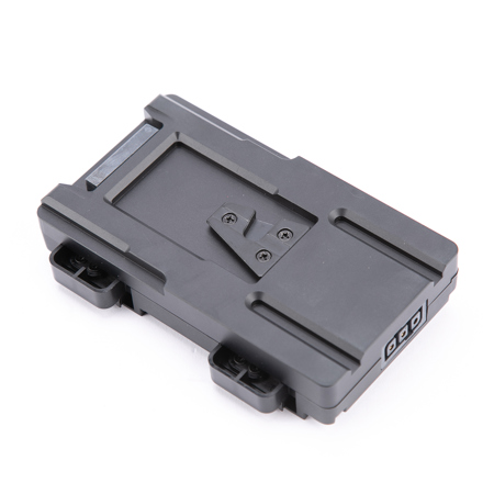 Jupio ProLine V-Mount Hotswap Adapter Plate for 2x Square V-Mount Batteries