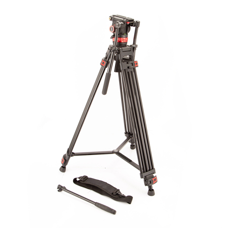 Neewer TP75 74" Pro Video Aluminum Tripod with Fluid Head - SKU#1938795