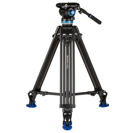 Benro A673TM 3-Section Aluminum Video Tripod with S8PRO Video Head - SKU#1939529