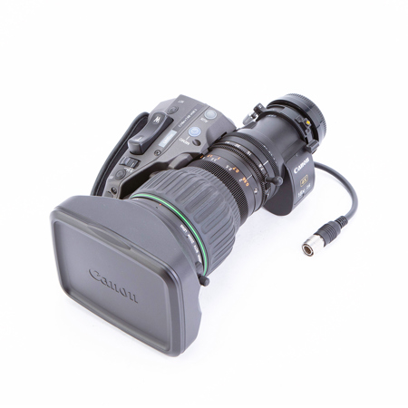 Canon CJ18ex7.6B IASE S 2/3" 4K UHD ENG/EFP 7.6-137mm Zoom Lens with Full Servo