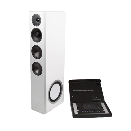 Definitive Technology Demand D17 Floorstanding Speaker - Right, Gloss White