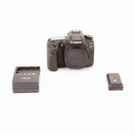 Canon EOS 80D DSLR Camera Body, Black