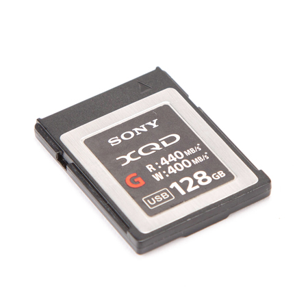 Sony G Series 128GB XQD Memory Card, 400MB/s Write Speed, 440MB/s Read Speed