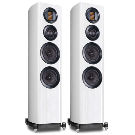 Wharfedale Wharfedale EVO4.3 Dual 5" 3-Way Floorstanding Speakers, White Ash Box