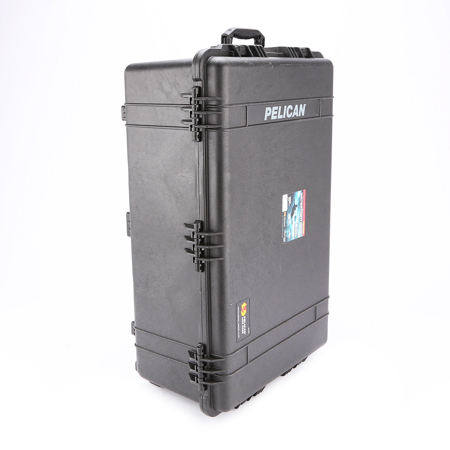 Pelican 1650 Watertight Wheeled Hard Case with TrekPak Divider System, Black