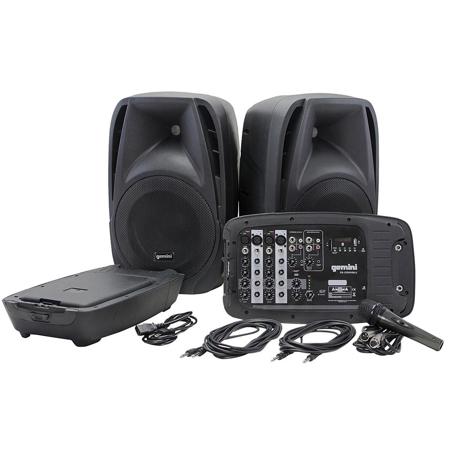 Gemini ES-210MXBLU Professional Audio Portable PA System - SKU#1942816