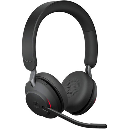 Jabra Evolve2 65 Stereo Wireless On-Ear Headset - Black SKU#1943189