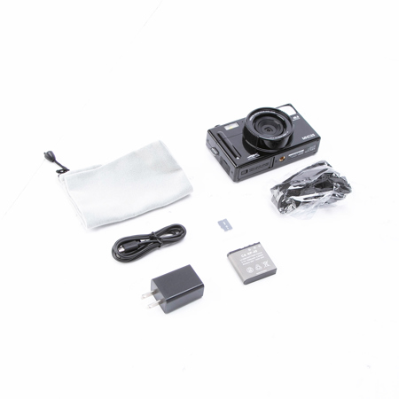 Minolta MND25 48MP 4K Ultra HD Wi-Fi 3.0" LCD Screen Digital Camera Black