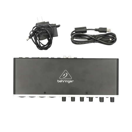 Behringer U-PHORIA UMC404HD Audiophile 4x4 24Bit/192kHz USB Audio/MIDI Interface