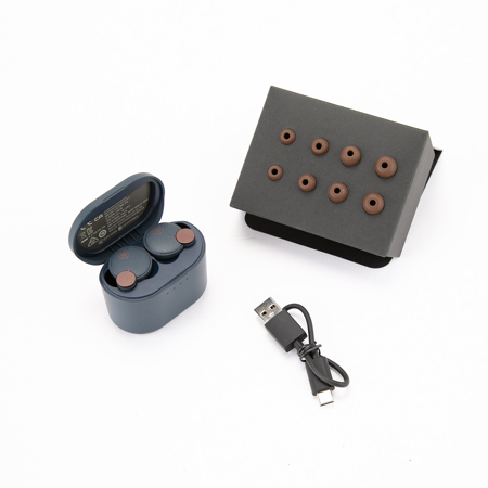 Yamaha TW-E7B True Wireless Active Noise Canceling Earbuds - Dark Blue #1946669