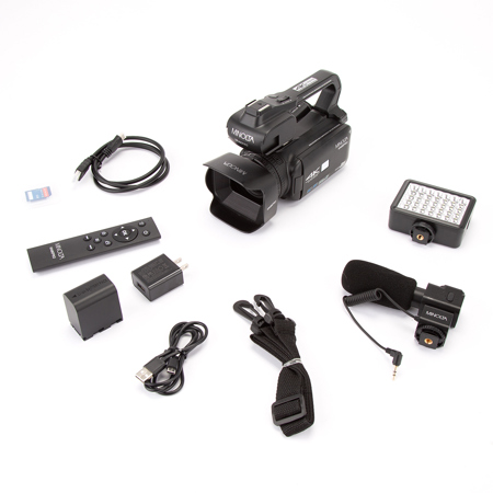 Minolta MN4KPRO 64MP 4K Ultra HD Autofocus Pro Camcorder Kit - SKU#1946857