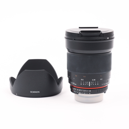 Rokinon 24mm f/1.4 ED AS UMC Wide-Angle, Manual Focus Lens for Nikon