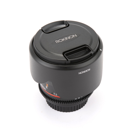 Rokinon 50mm T1.5 Cine DS Lens for Canon EF Mount, 6 Groups/9 Elements, 1.5' Minimum Focussing Distance
