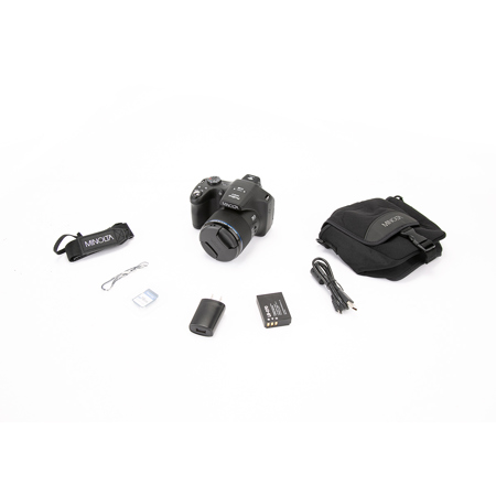 Minolta MN67Z 20MP FHD Wi-Fi Bridge Camera with 67x Optical Zoom - Black