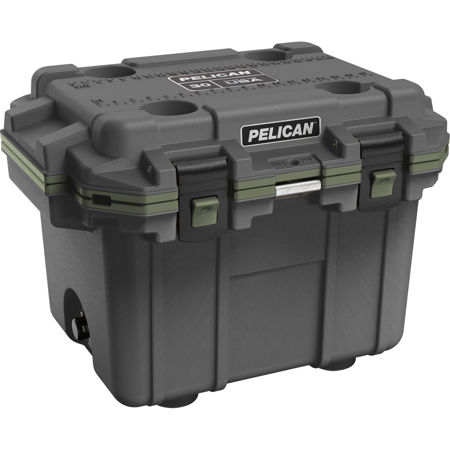 Pelican Pelican 30QT Elite Cooler, Hand Carry, Gunmetal/OD Green