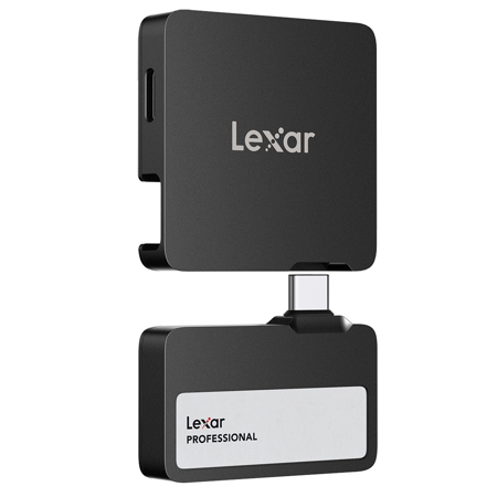 Lexar Professional Go 1TB USB 3.2 Gen 2 Type-C Portable SSD - Black SKU#1951737