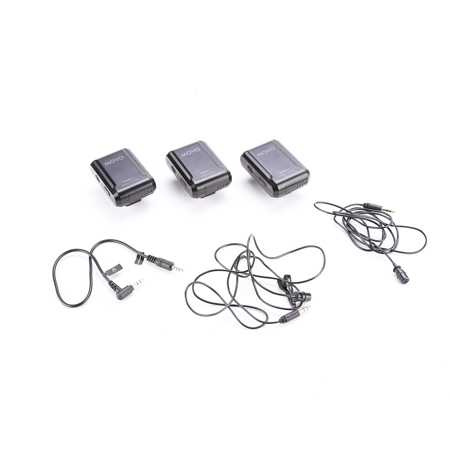 Movo Photo WMX-1-DUO 2.4GHz Dual Wireless Lavalier Microphone System SKU#1951892