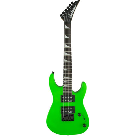 Jackson JS Series Dinky Minion JS1X 6-String Electric Guitar, 24 Frets, Bolt-On Neck, Amaranth Fingerboard, Gloss, Neon Green