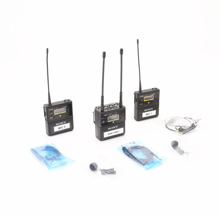 Sony UWP-D27 2-Channel Wireless Omni Lav Microphone System 25UC: 536.1-607.8MHz