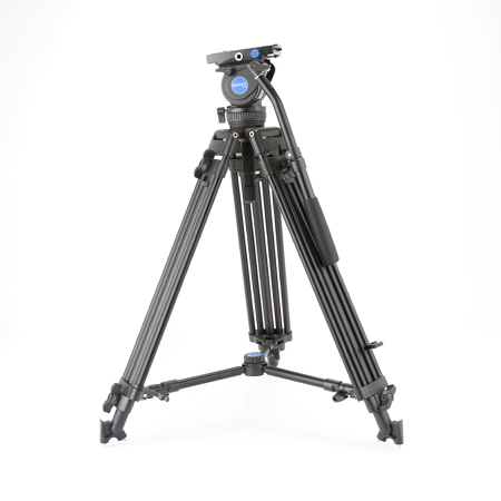 Benro BV8 Aluminum Alloy Twin Leg Video Tripod Kit - SKU#1953903