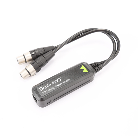 Audinate Dante AVIO 2-Channel Analog Input Adapter for Dante Audio Network
