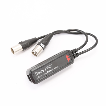 Audinate Dante AVIO 2-Channel XLR Analog Output Adapter