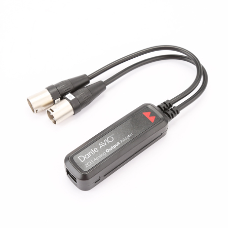 Audinate Dante AVIO 2-Channel XLR Analog Output Adapter