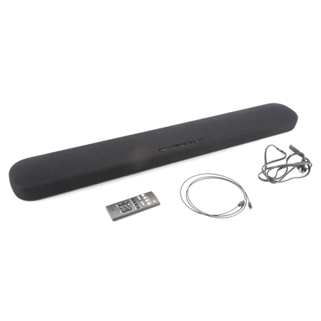 Yamaha SR-B20A Sound Bar with Dual Built-In Subwoofers, Black
