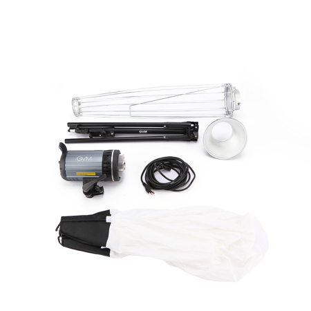 GVM G100W Bi-Color LED Video Light Kit with Lantern Softbox - SKU#1955496