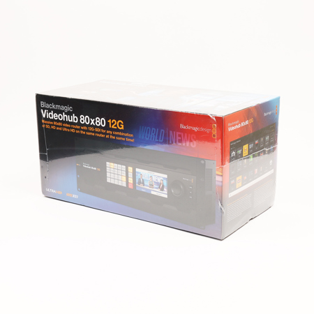 Blackmagic Design Videohub 80x80 12G Zero-Latency Video Router