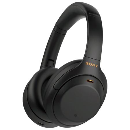 Sony WH-1000XM4 Over the Ear Noise Cancelling Headphones, Black
