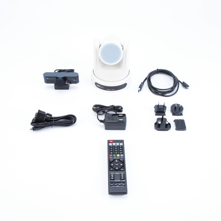 PTZOptics 2.07MP Full HD NDI|HX Broadcast and Conference 30x PTZ Camera, White