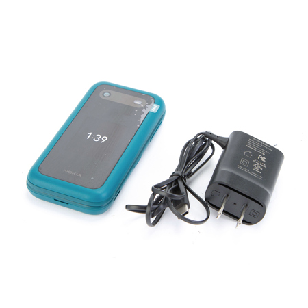 Nokia 2780 Flip TA-1420 2.7" QVGA 512MB 4G LTE GSM Phone, Unlocked, Blue