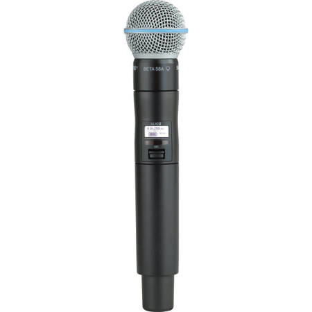 Shure ULXD2/B58-G50 Handheld Transmitter with Beta 58A Microphone (G50 Band / 470-534 MHz)