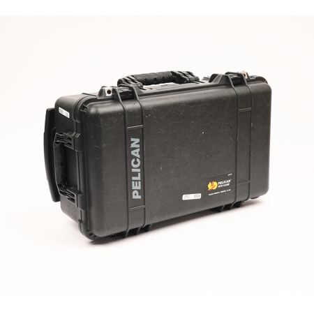 Pelican 1510 On Watertight Hard Case without Foam Insert, with Wheels. - Charcoal Black