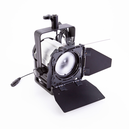 Litepanels Sola 4 DMX Controllable LED Fresnel, with Yoke, Power Supply and BarnDoors