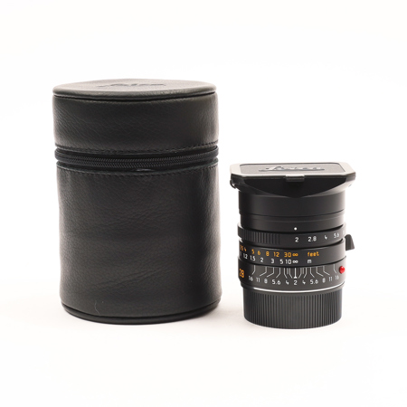 Leica 28mm f/2.0 SUMMICRON-M Aspherical Lens, Black (6BIT)