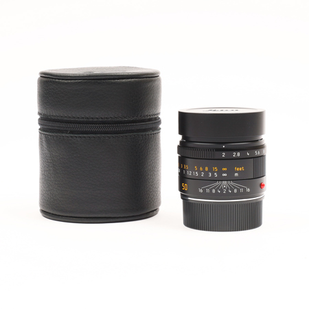 Leica 50mm f/2 APO-SUMMICRON-M Aspherical Black Lens for M System #11141, Without 6-Bit Coding