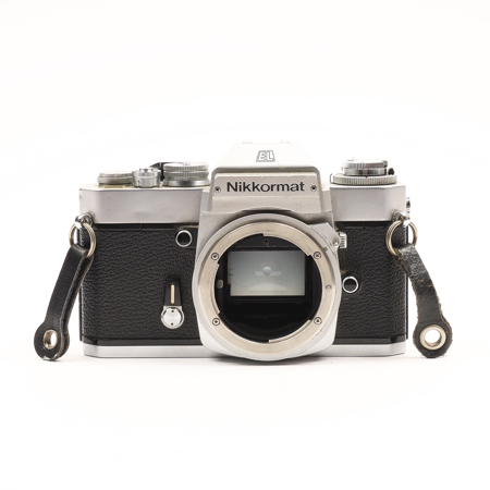 Nikkormat EL Chrome SLR Manual Focus Camera Body