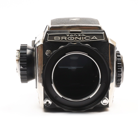 Bronica S2 Medium Format SLR Camera Body, with Waist-Lever Finder & Film Back